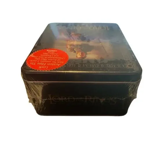 LORD RINGS RETURN OF THE KING 2003 COLLECTIBLE ACTION FLIPZ TIN UK ARAGORN HORSE - Picture 5 of 6